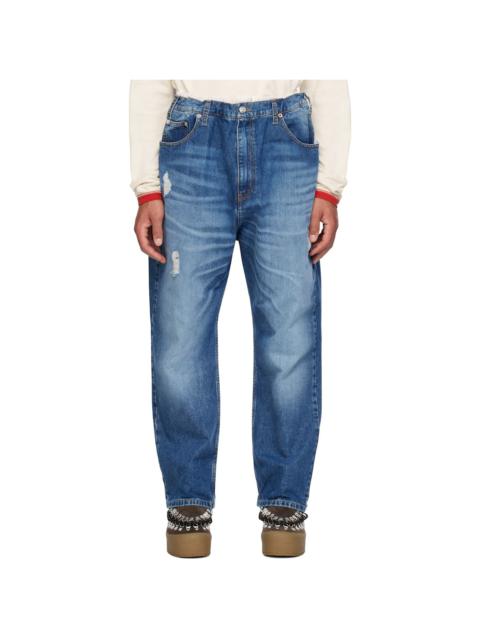BLUEMARBLE Blue Trompe L'œil Jeans