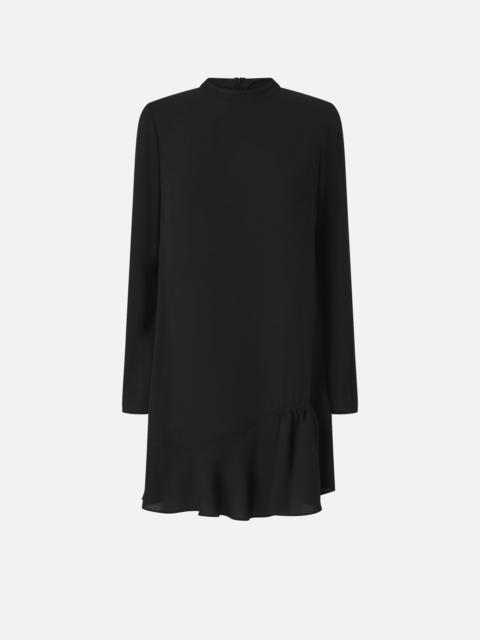 PINKO SOFT SHORT TECHNICAL CREPE DRESS