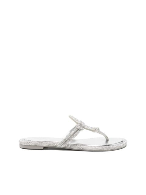 TORY BURCH crystal embellished sandals
