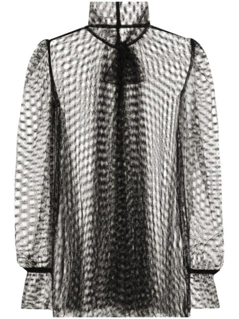 Dolce & Gabbana tulle blouse