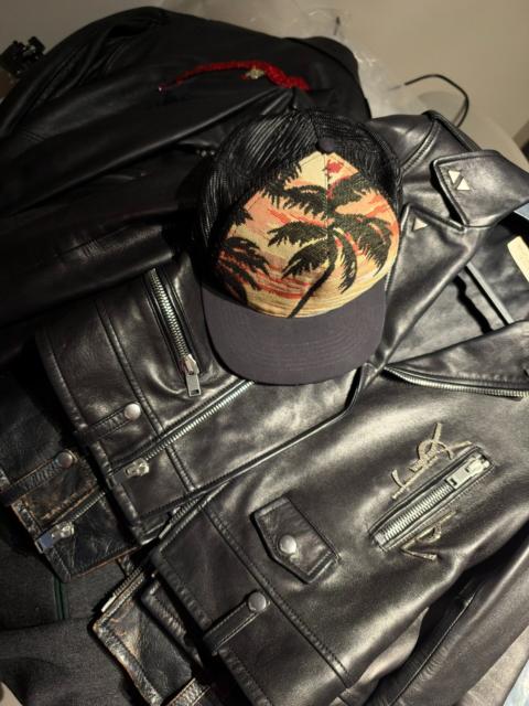 SAINT LAURENT Saint Laurent Paris SS16 Coconut Tree Baseball Mesh Cap