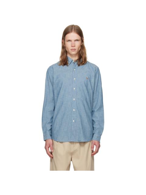 Polo Ralph Lauren Blue Classic Fit Indigo Chambray Shirt