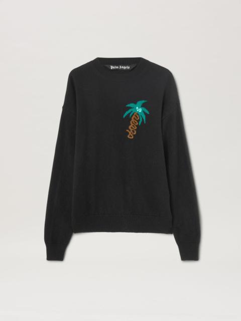 Palm Angels Sketchy Intarsia Sweater