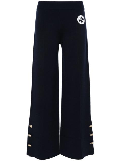 GUCCI Interlocking G Wide-leg Trousers