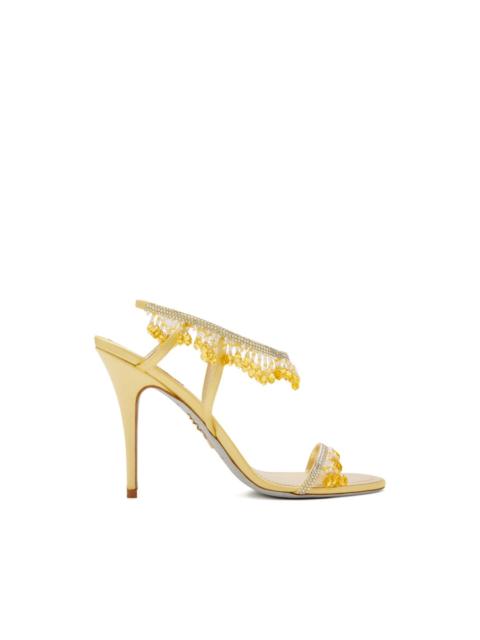 RENE CAOVILLA Jahanara beaded heeled sandals