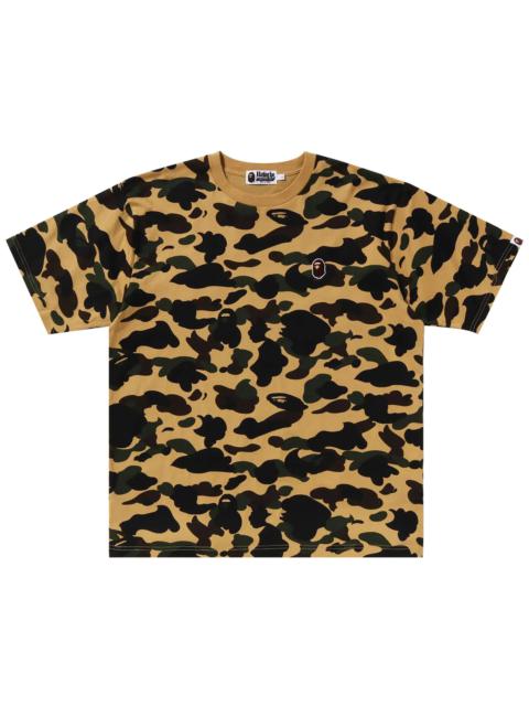 BAPE 1st Camo One Point Tee 'Yellow'