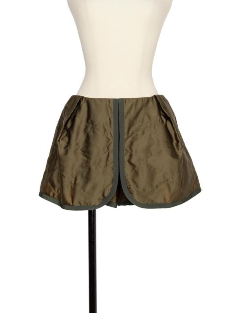 Satin Quilted Shorts