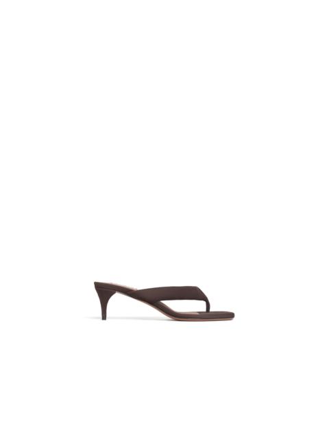 Alaïa HEEL THONG MULES IN SUEDE