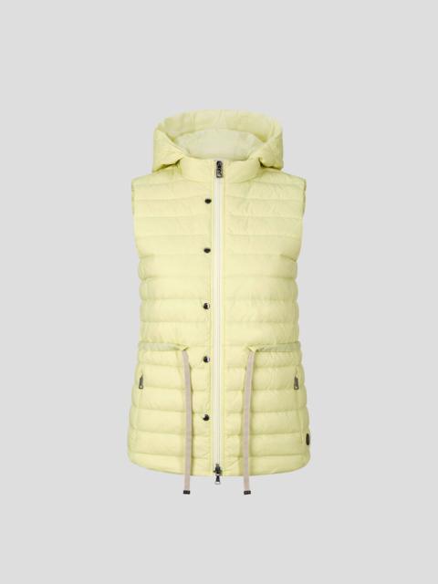 BOGNER Cleo Lightweight down waistcoat in Pastel yellow