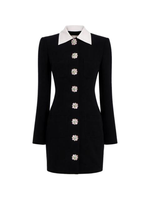 Cinq à Sept Sheryl button mini dress