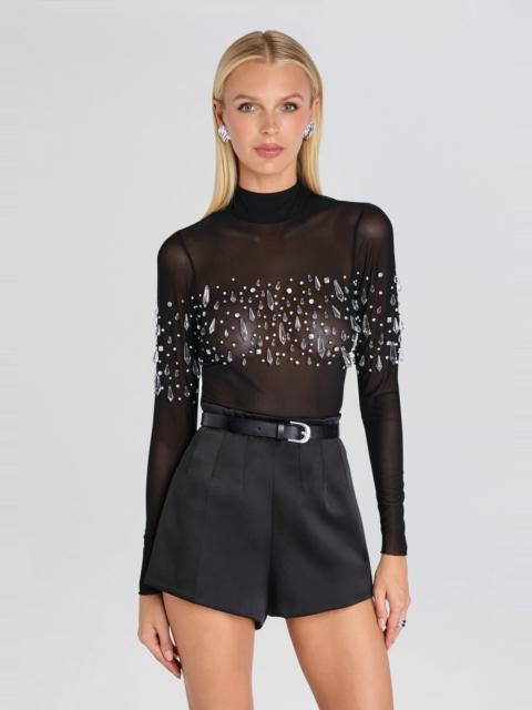 RETROFÊTE MAURELLE EMBELLISHED TOP