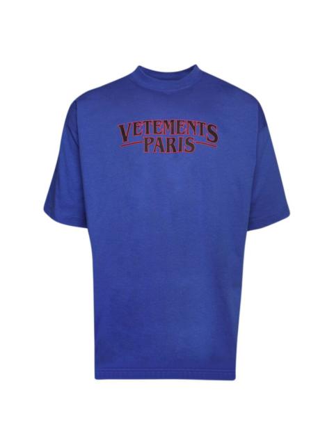 VETEMENTS logo-print cotton T-shirt