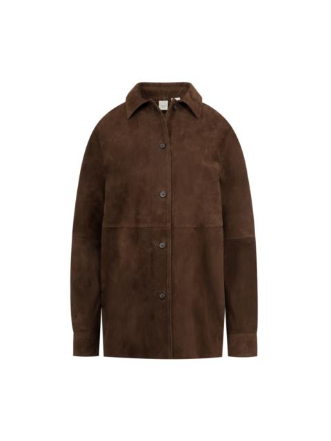 TOTEME SOFT SUEDE OVERSHIRT