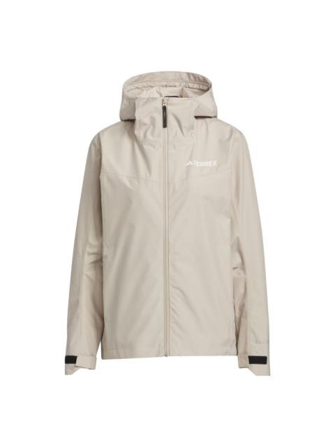adidas (WMNS) adidas Terrex Rain.Rdy Transitional Jacket 'Beige' IL8906