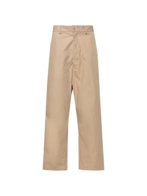 MM6 Maison Margiela mid-rise straight-leg trousers