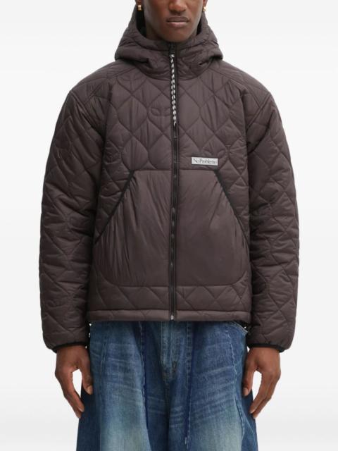 No Problemo quilted hooded jacket