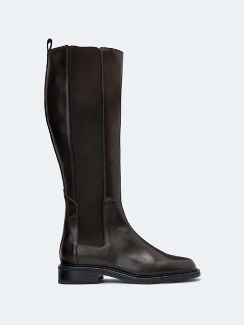 ALLSAINTS BALES KNEE-HIGH LEATHER CHELSEA BOOTS