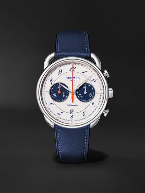 Hermès Arceau Chronographe Automatic Stainless Steel Watch, Ref. 403964WW00