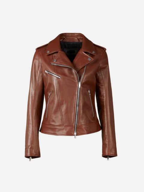 HOGAN Leather Jacket Brown