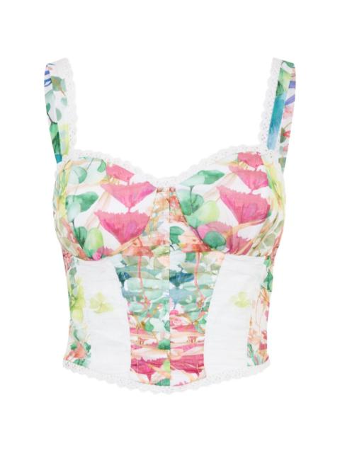 Charo Ruiz Sylva floral-print top