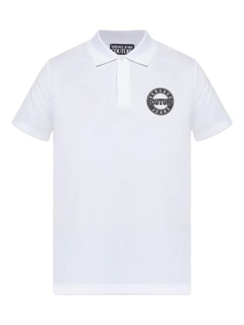 VERSACE JEANS COUTURE logo-print polo shirt