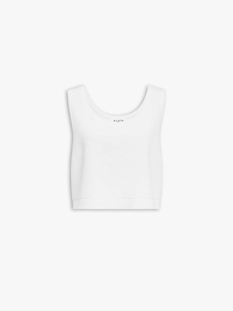 Alaïa COTTON KNIT TANK TOP