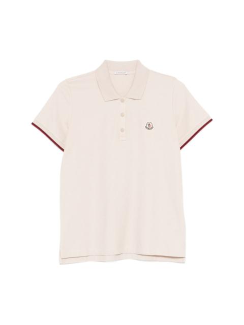 Moncler Logo cotton polo shirt