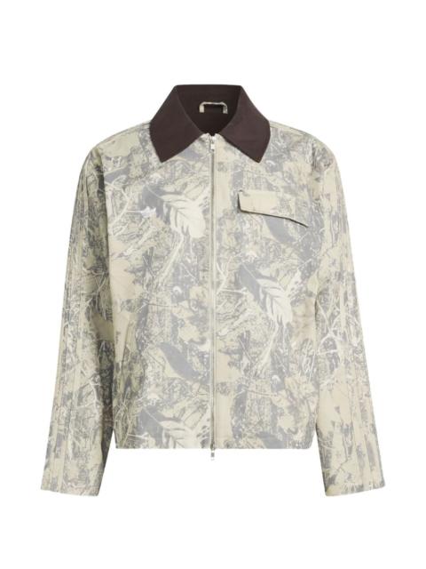 adidas abstract-pattern shirt jacket