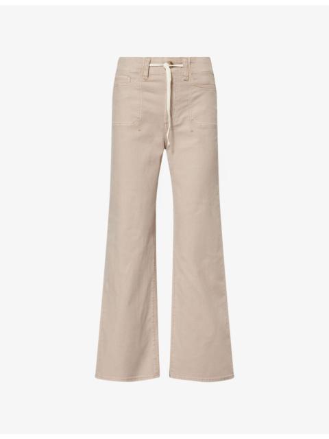 PAIGE Ari Wide-Leg Cotton Trousers