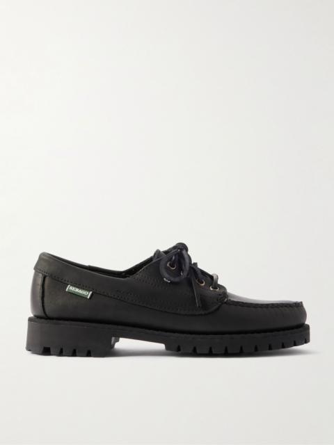 SEBAGO Askook Leather Boat Shoes Black