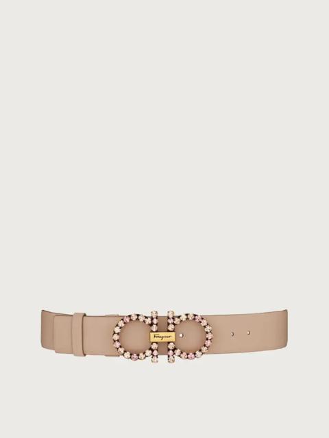 FERRAGAMO ADJUSTABLE GANCINI BELT