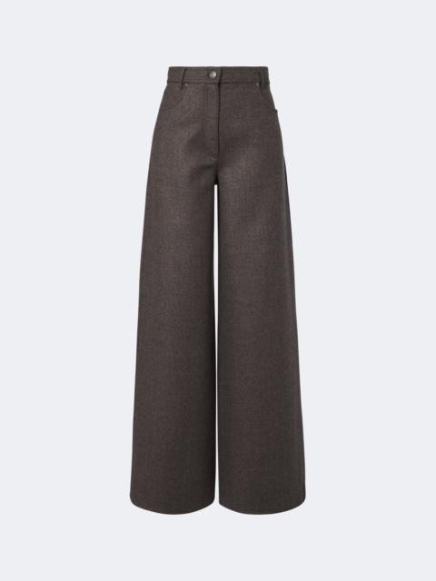 Max Mara Virgin wool wide-leg pants