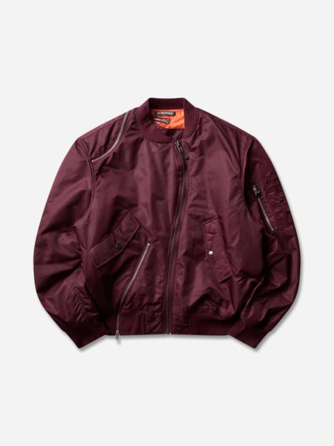 OTTOLINGER Women's Forever Zip Bomber Jacket Burgundy