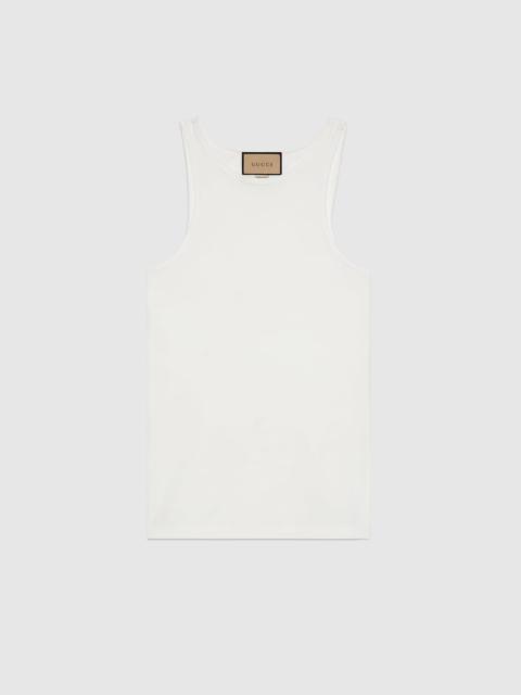 GUCCI Technical jersey tank top