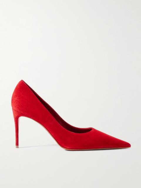Christian Louboutin Kate Max 85 Suede Pumps