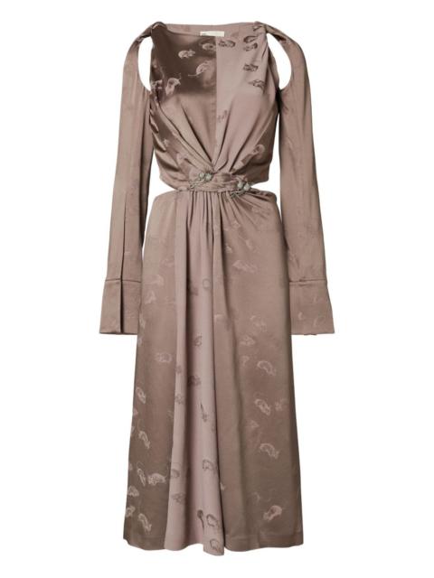 TORY BURCH twisted cutout dress