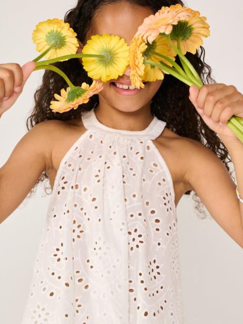 Poupette St Barth Top Cleo for girls - Natural White