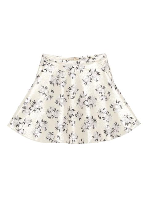 Alexander McQueen floral skirt