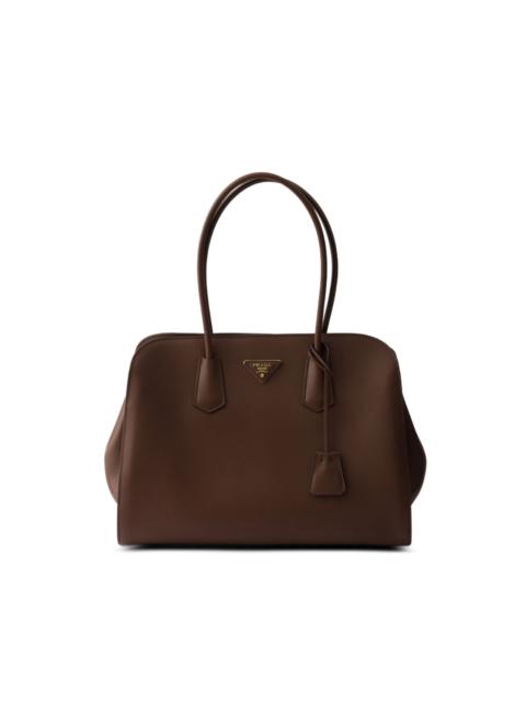 Prada large leather tote bag