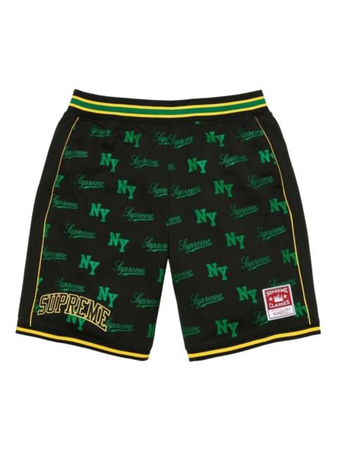 Supreme Supreme x Mitchell & Ness SS26 Monogram Basketball Short 'Black' SUP-SS26-221-BLK