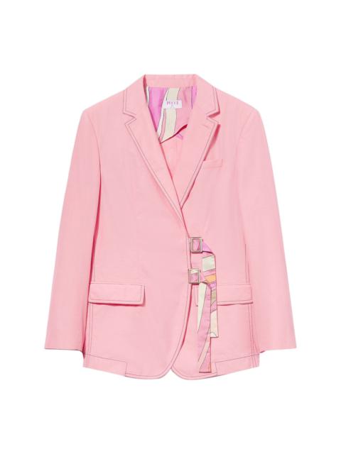 PUCCI notched-lapels off-centre blazer