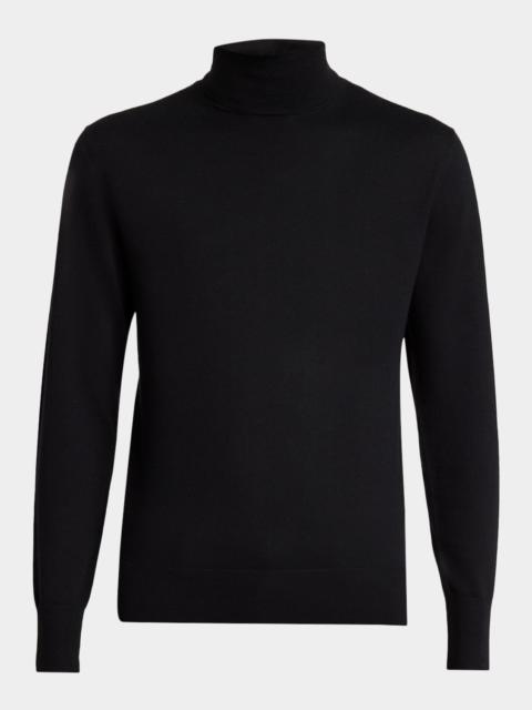 Dries Van Noten Men's Munas Merino Wool Turtleneck Sweater