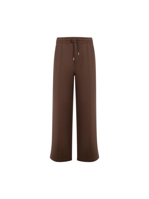 CASABLANCA EMBROIDERED PINTUCK JOGGER