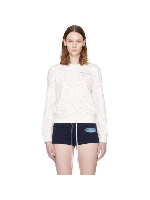 SANDY LIANG White Polka Sweatshirt
