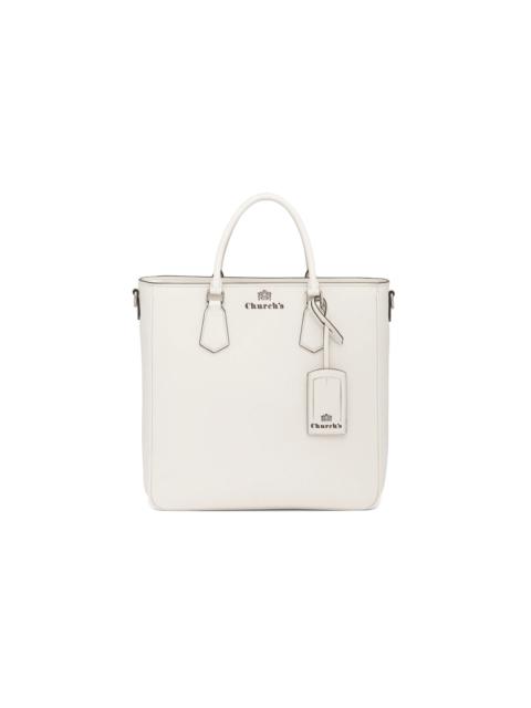 Church's Guilford
St James Leather Tote Bag Chalk white