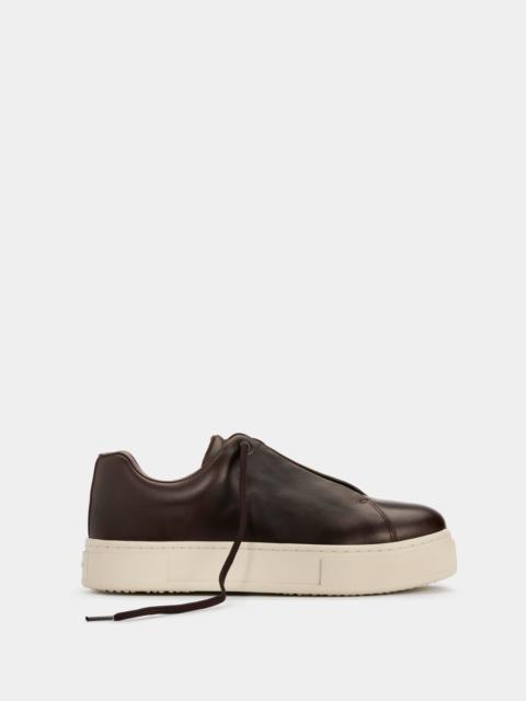 EYTYS DOJA LACE-UP ESPRESSO LEATHER