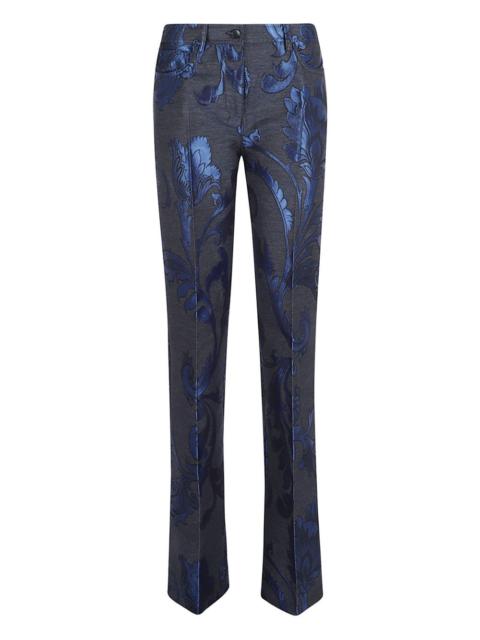 Etro damask-print jeans