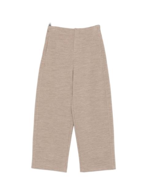 Wool and cotton trousers
