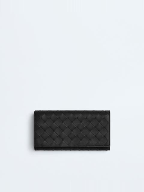 Bottega Veneta Intrecciato Large Flap Wallet
