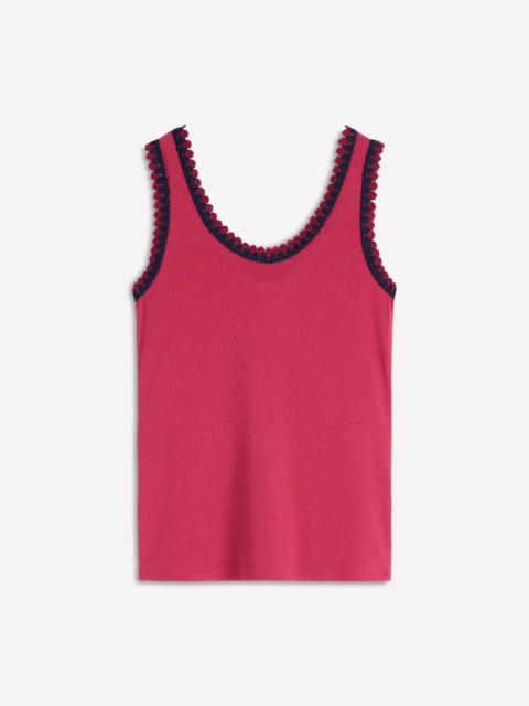 BODEN Maddie Trim Detail Vest-Terracotta Red